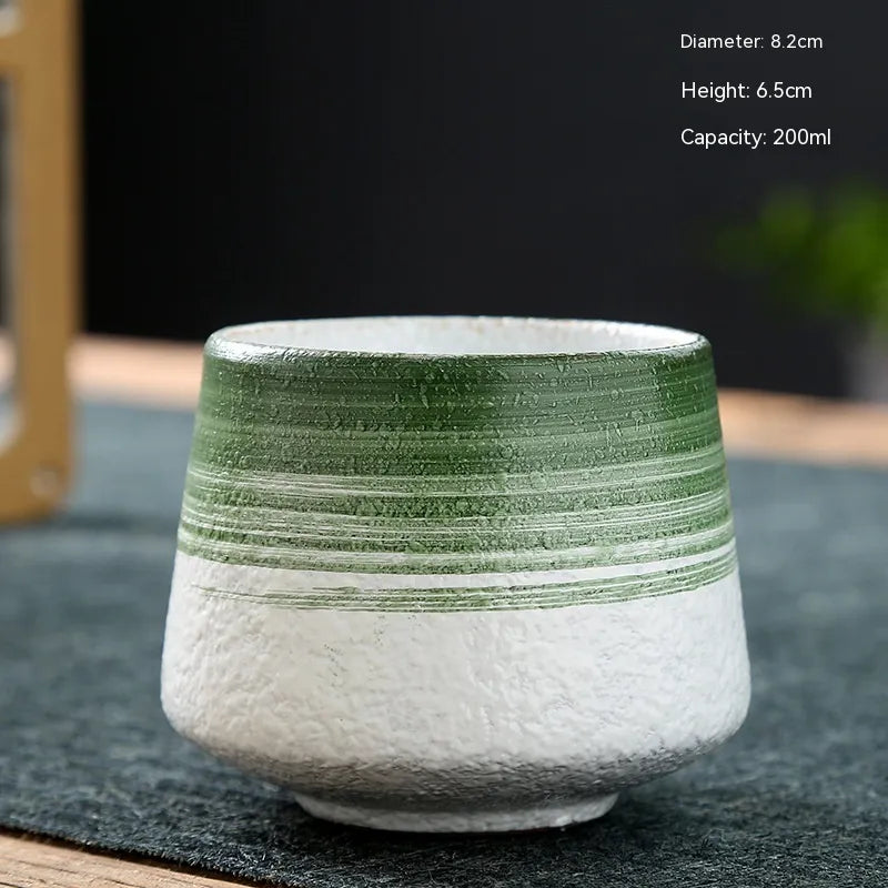 Retro Stoneware Ceramic Cup