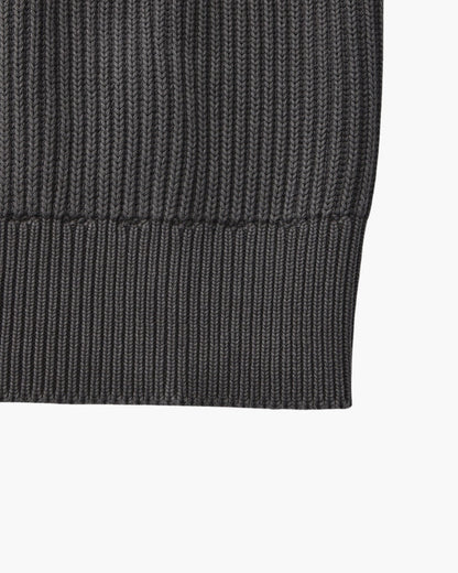 Rib Knit Crewneck - Dalm Fashion
