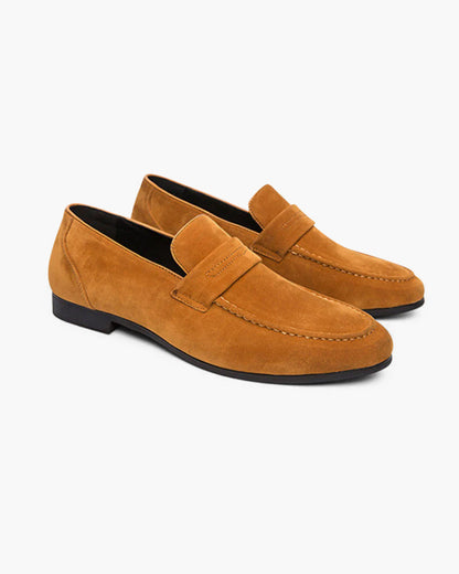 Suede Penny Loafers - Dalm Fashion