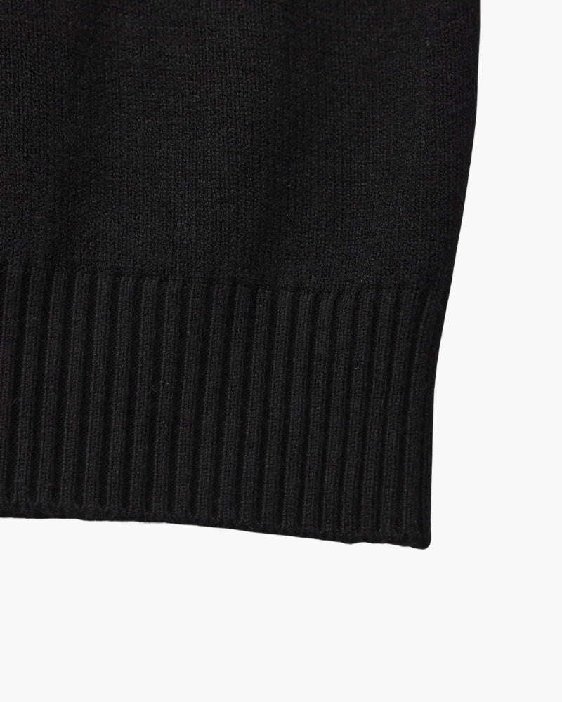 Essential Ribbed Mock Neck Sweater - Dalm Fashion