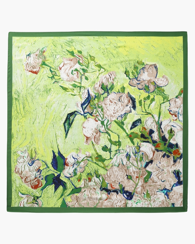 Old Money Impressionist Garden Scarf - Dalm Fashion