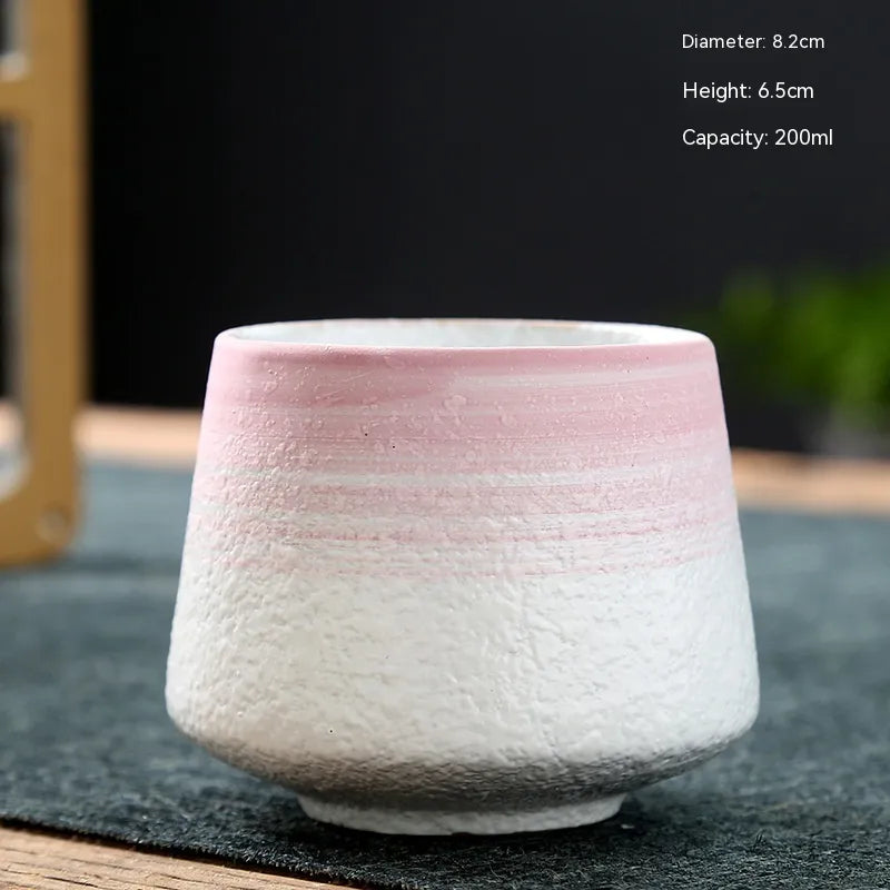 Retro Stoneware Ceramic Cup
