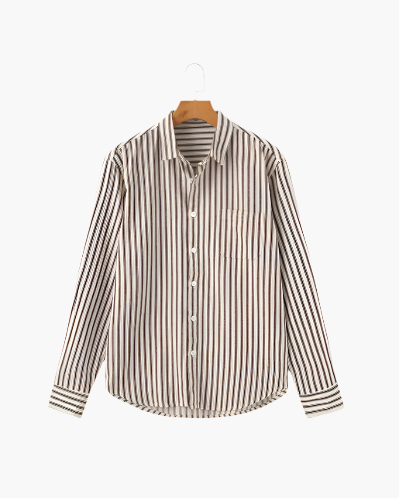 Gentlemen's Striped Shirt - Dalm Fashion