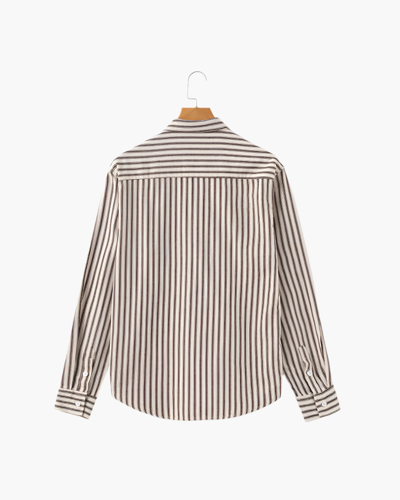 Gentlemen's Striped Shirt - Dalm Fashion