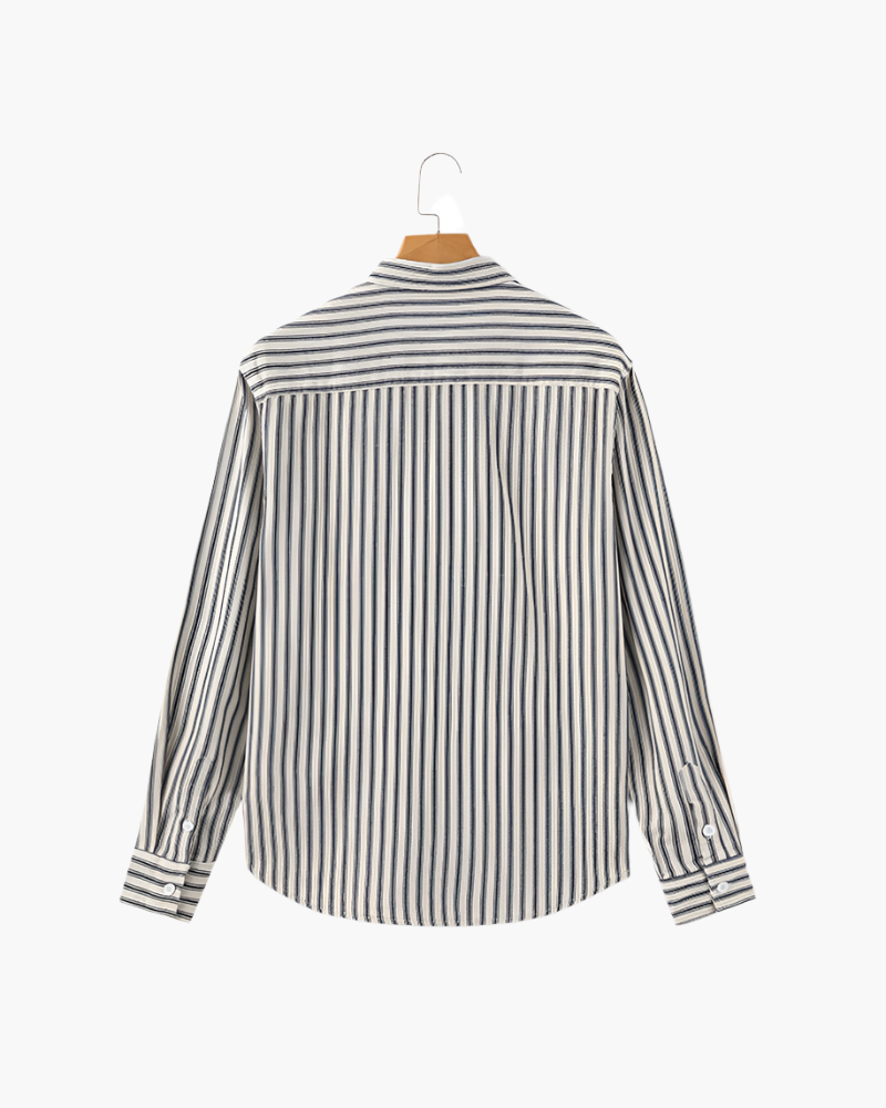Gentlemen's Striped Shirt - Dalm Fashion