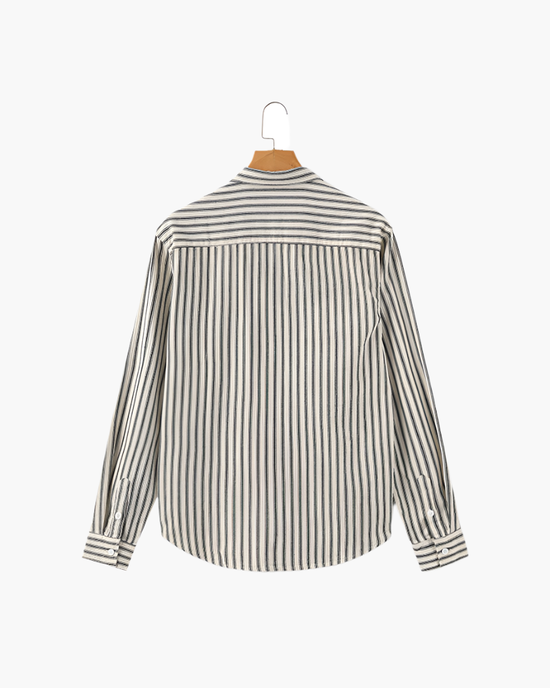 Gentlemen's Striped Shirt - Dalm Fashion