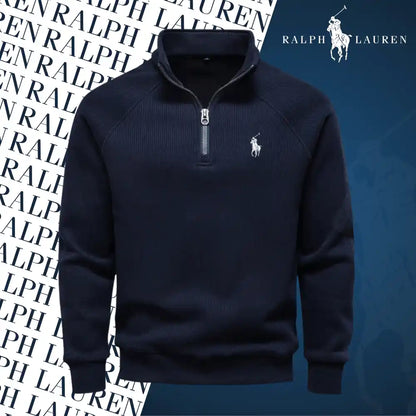 Ralph Lauren Thermal Cotton Zip-Up Sweater - Dalm Fashion