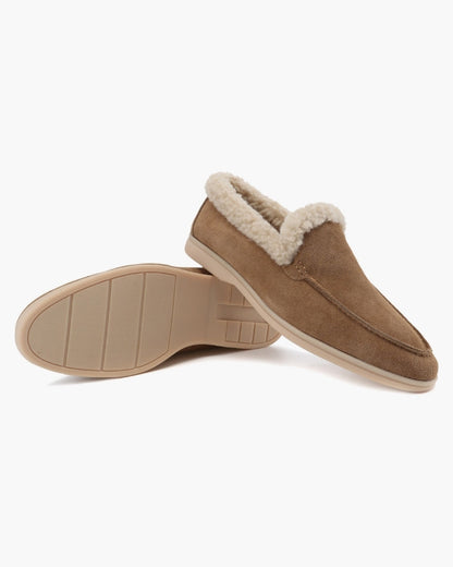 Fur-Lined Premium Loafers - Dalm Fashion