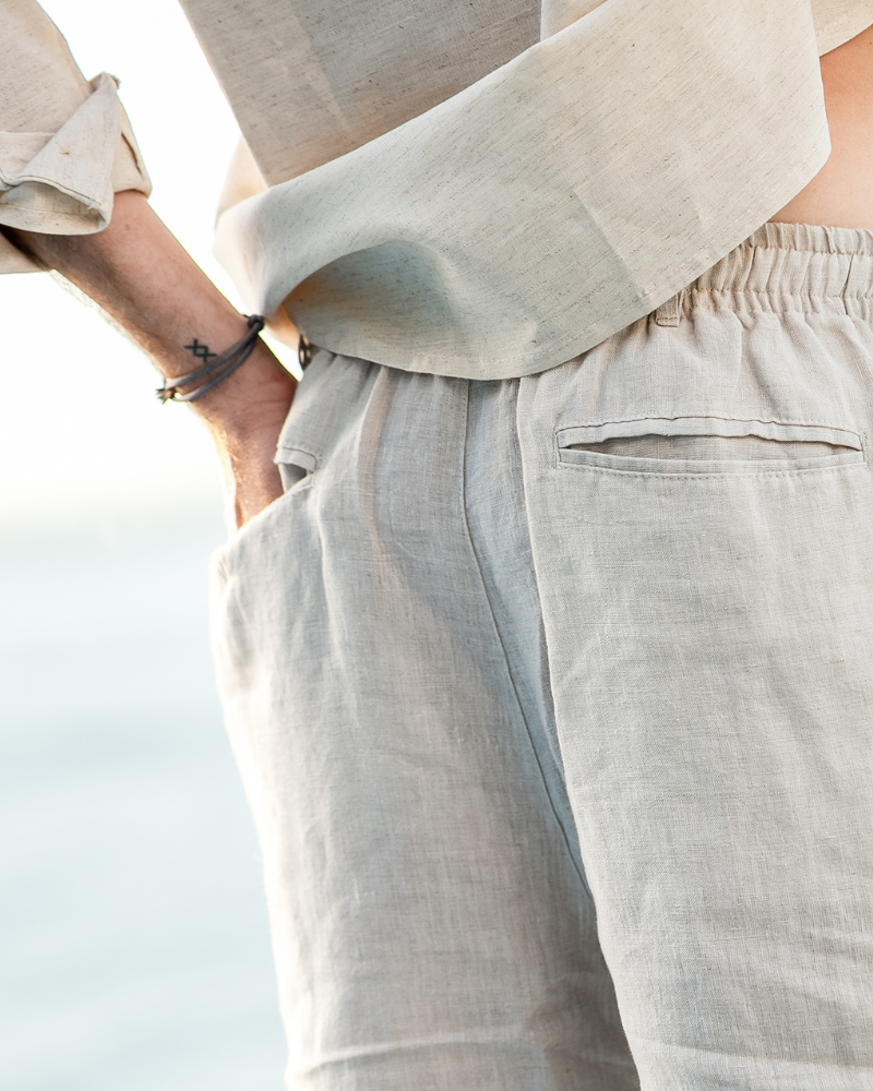 Casablanca - Premium Linen Shorts - Dalm Fashion