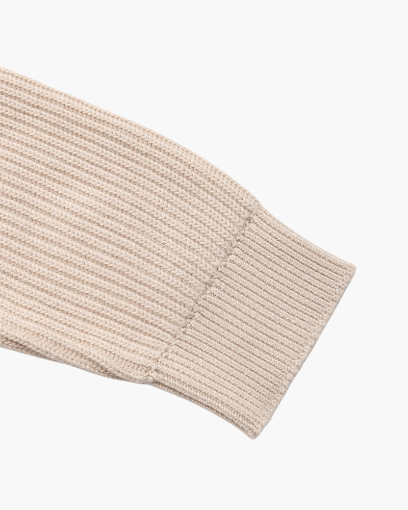 Rib Knit Crewneck - Dalm Fashion