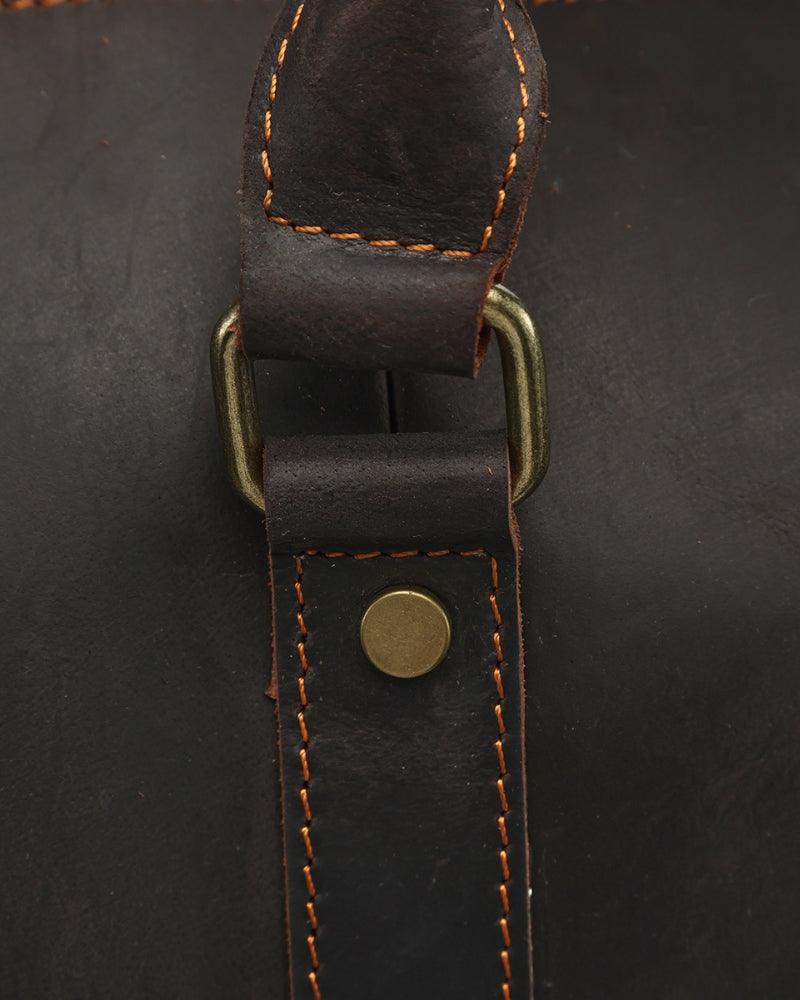 Montague Leather Duffle - Dalm Fashion
