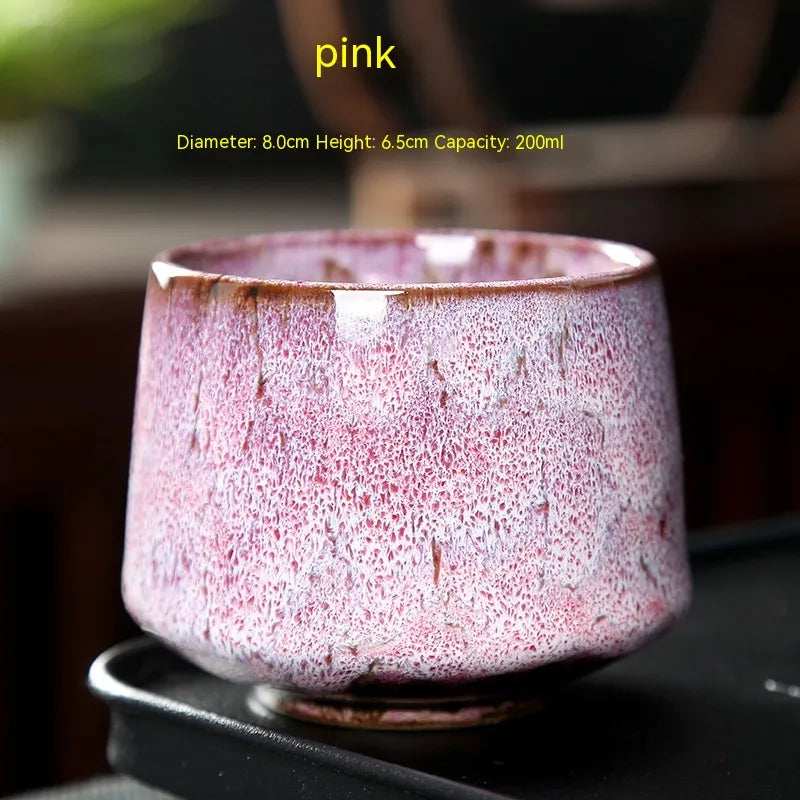 Retro Stoneware Ceramic Cup