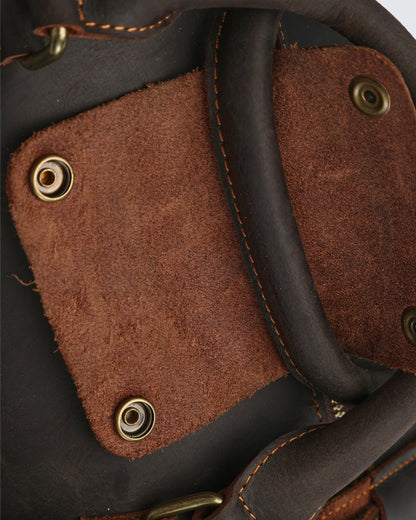 Montague Leather Duffle - Dalm Fashion