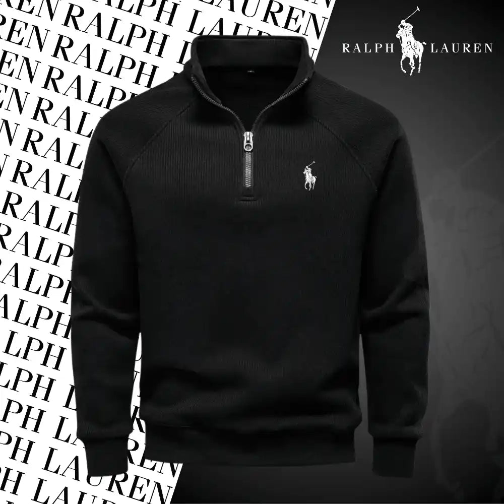Ralph Lauren Thermal Cotton Zip-Up Sweater - Dalm Fashion