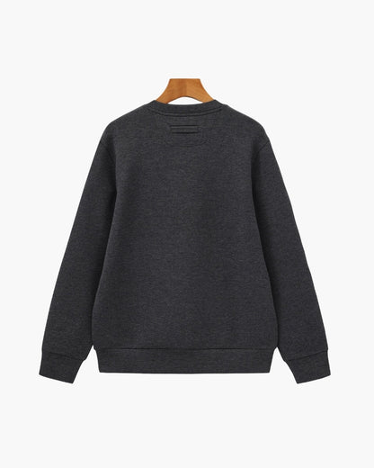 Classic Modal Blend Crewneck Sweatshirt - Dalm Fashion