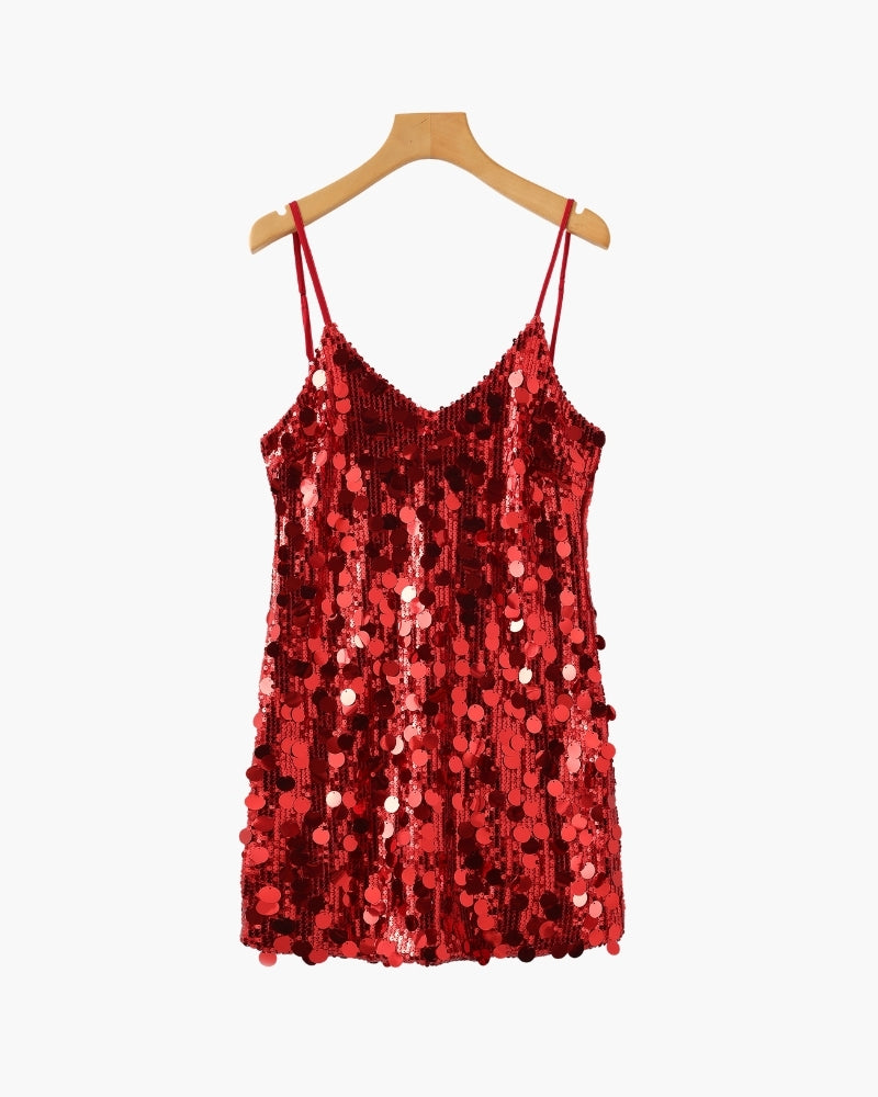 Sequin Party Mini Dress - Dalm Fashion