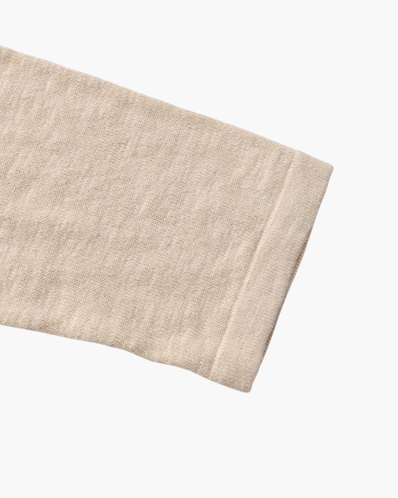 Linen Cotton Essential Crewneck - Dalm Fashion