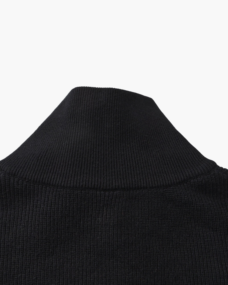 Refined Half-Zip Knit Pullover - Dalm Fashion