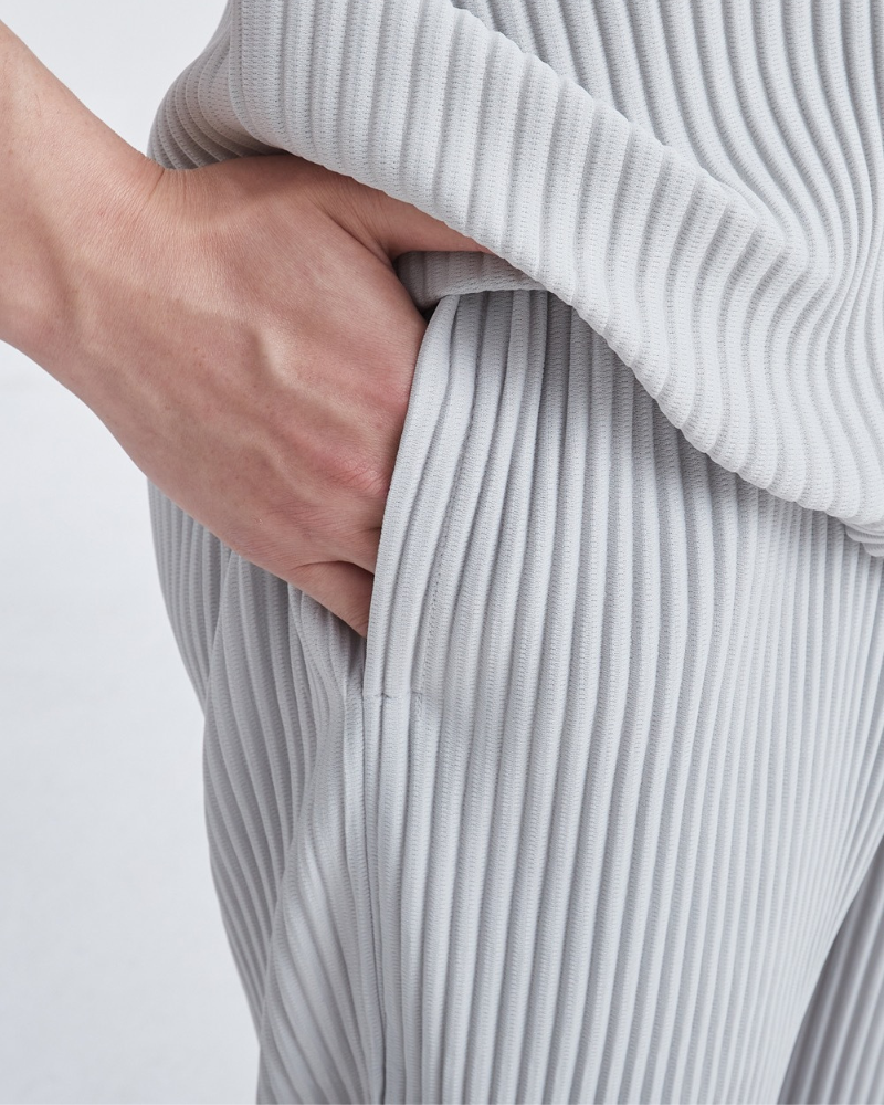 Ribbed Cotton Pantalon - Dalm Fashion
