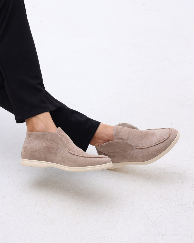 High Suede Loafers - Dalm Fashion