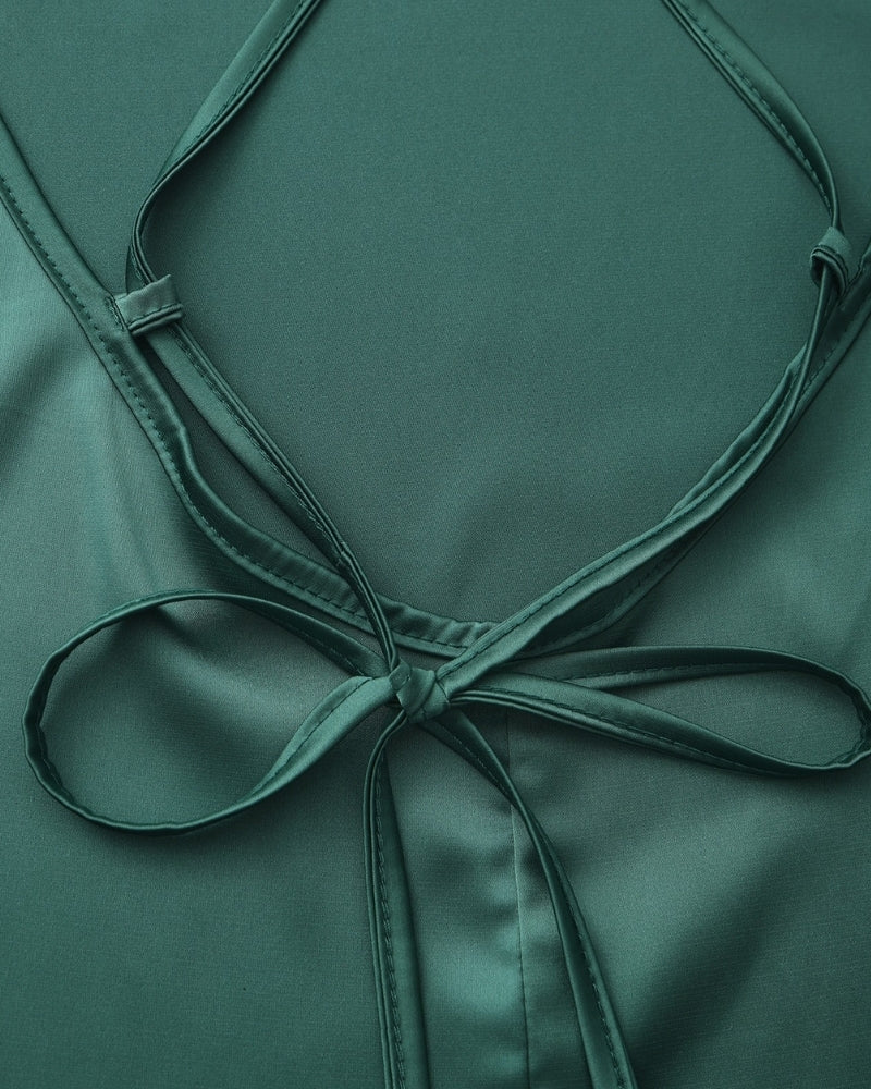 Silk Slip Dress - Dalm Fashion