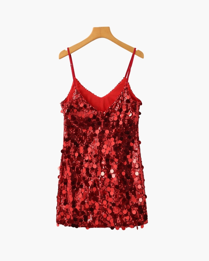Sequin Party Mini Dress - Dalm Fashion