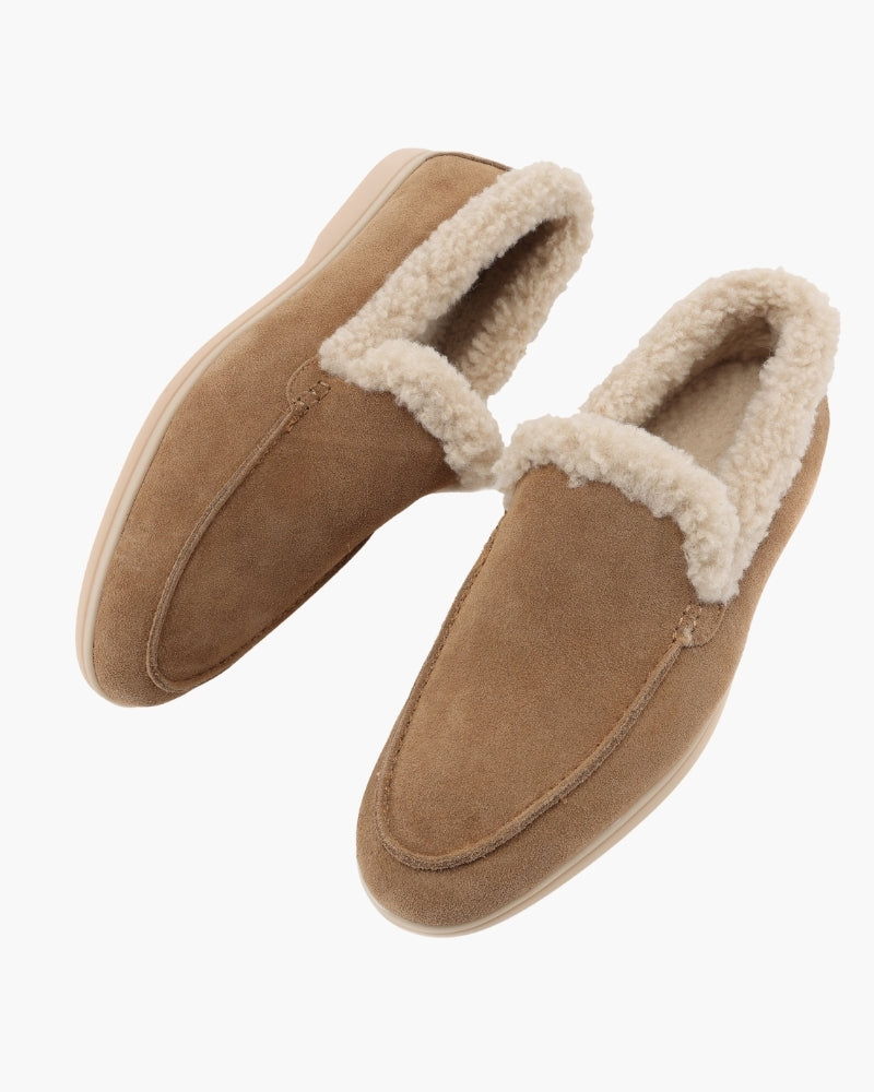 Fur-Lined Premium Loafers - Dalm Fashion