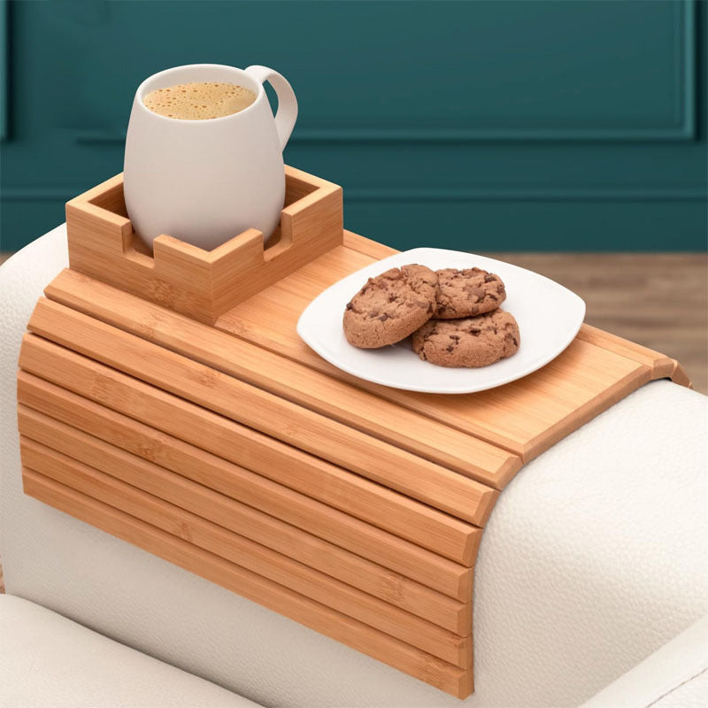 Bamboo Sofa Arm Rest Tray