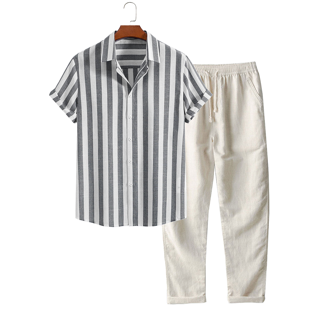 Amalfi - Short Sleeved Set - Dalm Fashion