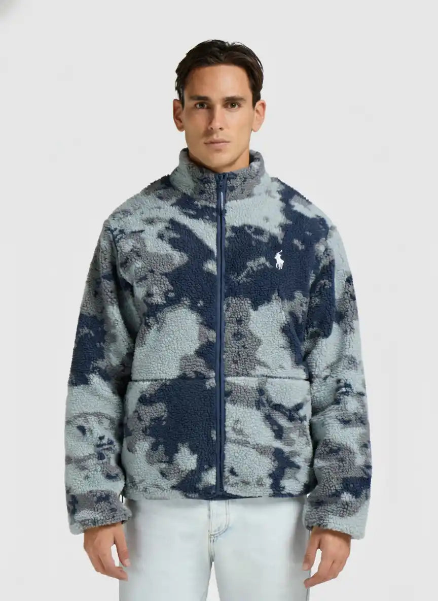 Teddy Tape Jacket - White Sand - Dalm Fashion