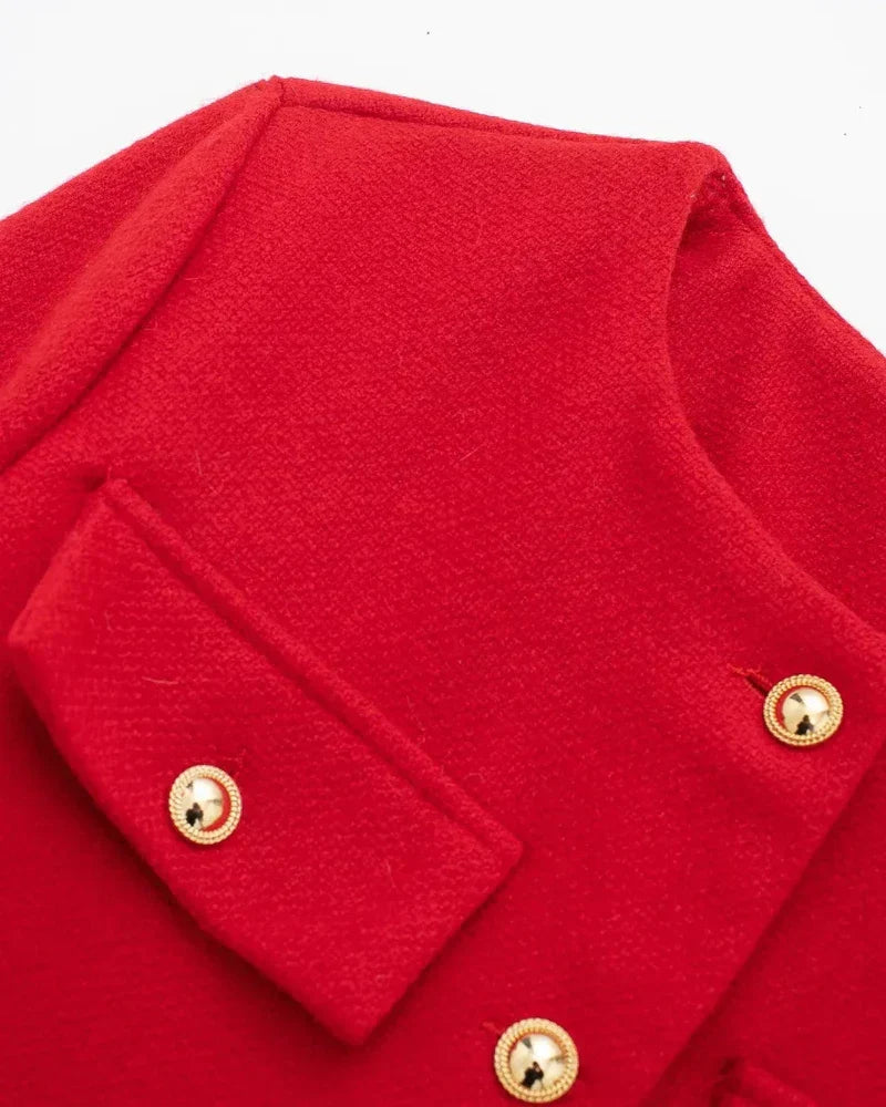 Savile Crop Blazer - Dalm Fashion