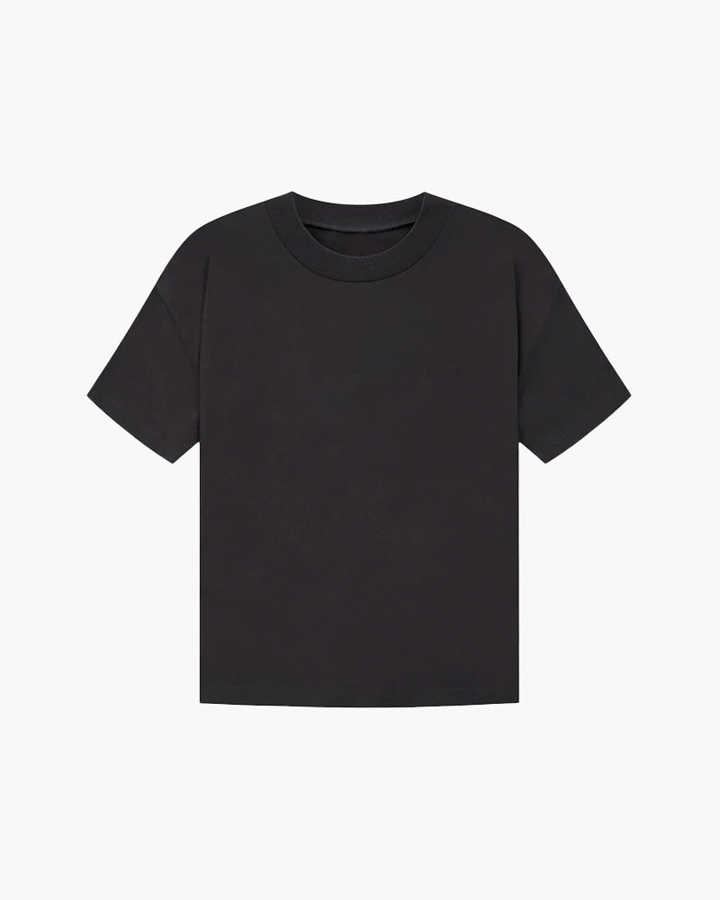 Refined Solid T-Shirt - Dalm Fashion