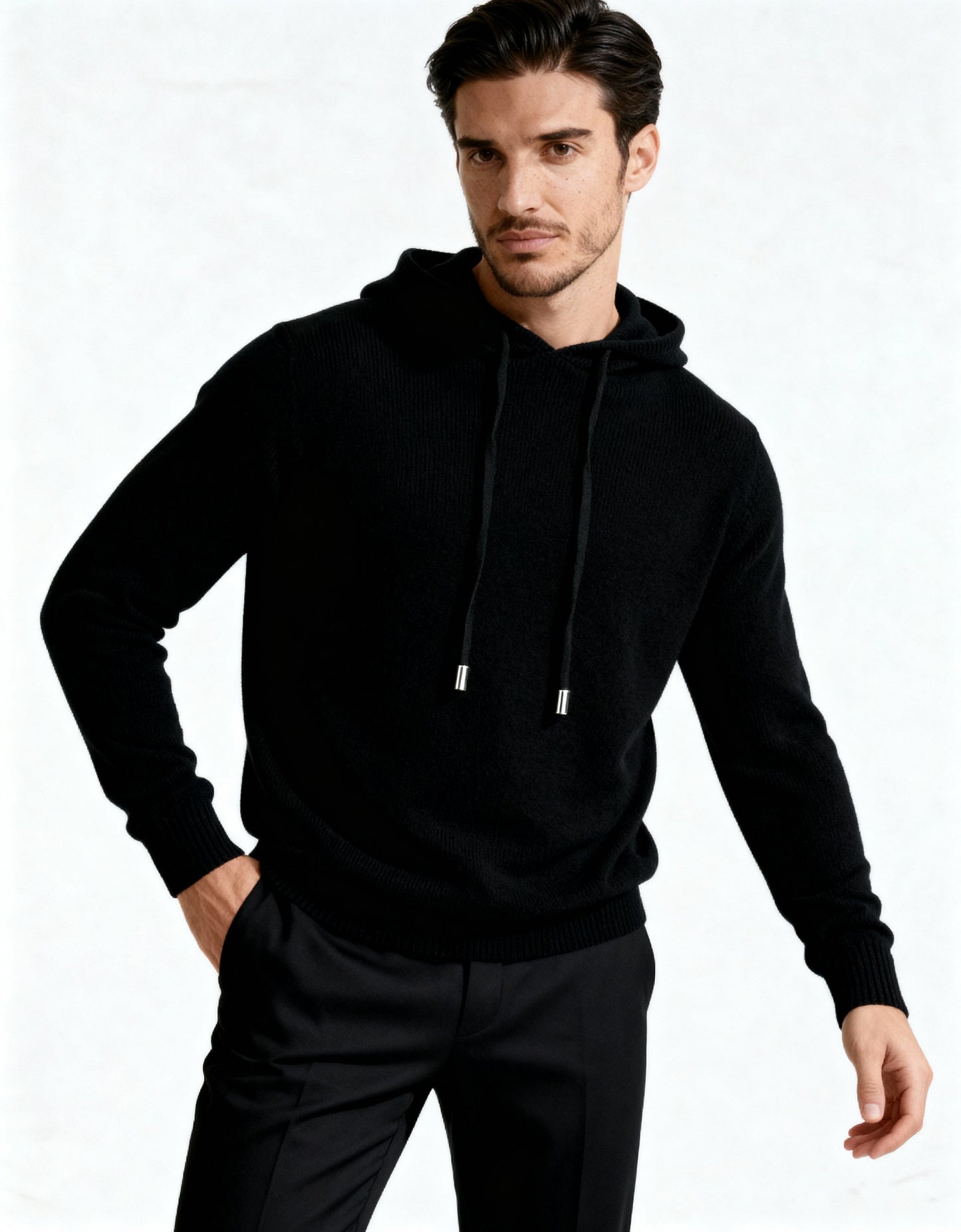100% Cashmere Hoodie - Dalm Fashion
