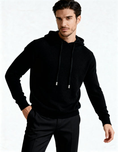 100% Cashmere Hoodie - Dalm Fashion