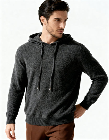 100% Cashmere Hoodie - Dalm Fashion