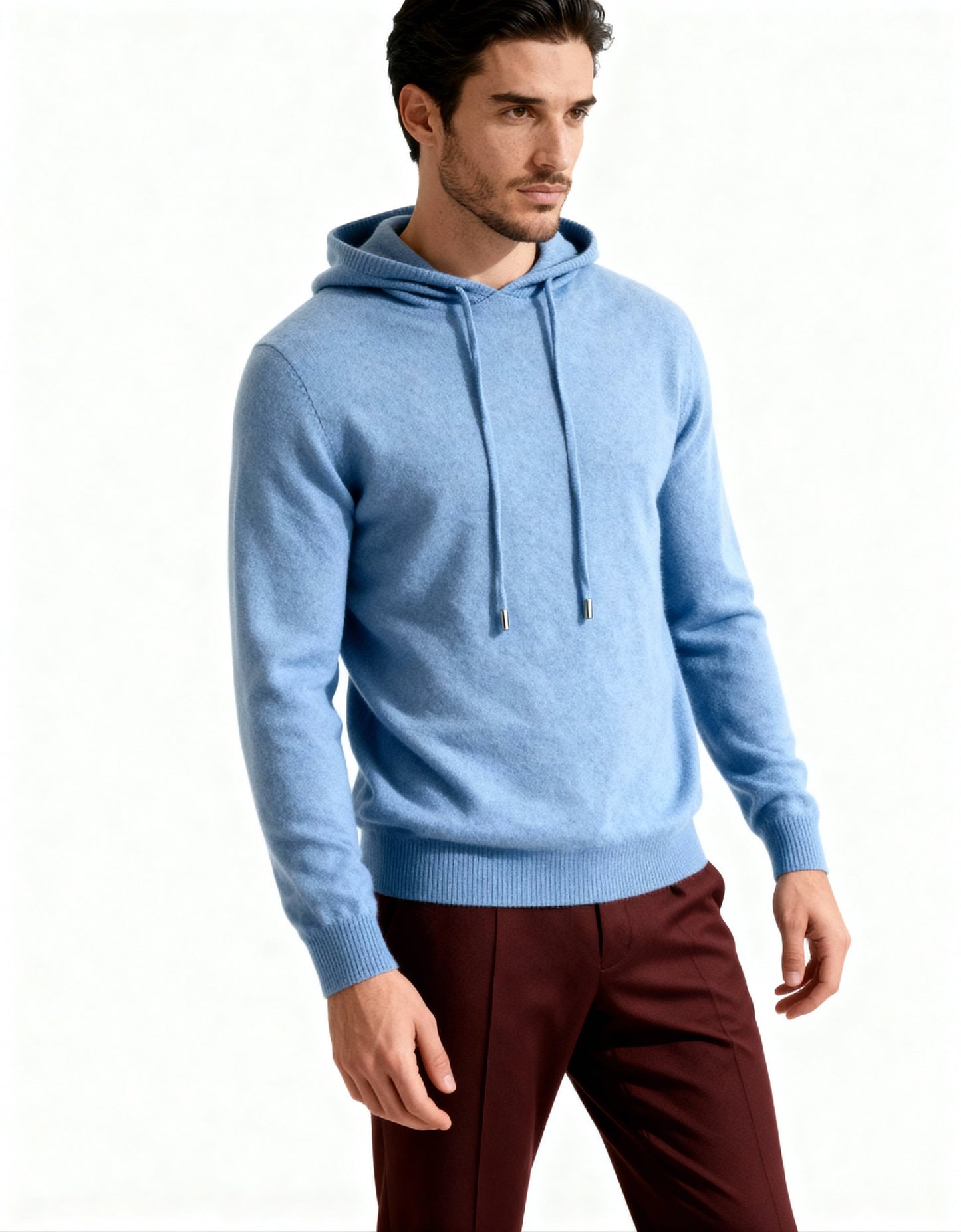 100% Cashmere Hoodie - Dalm Fashion