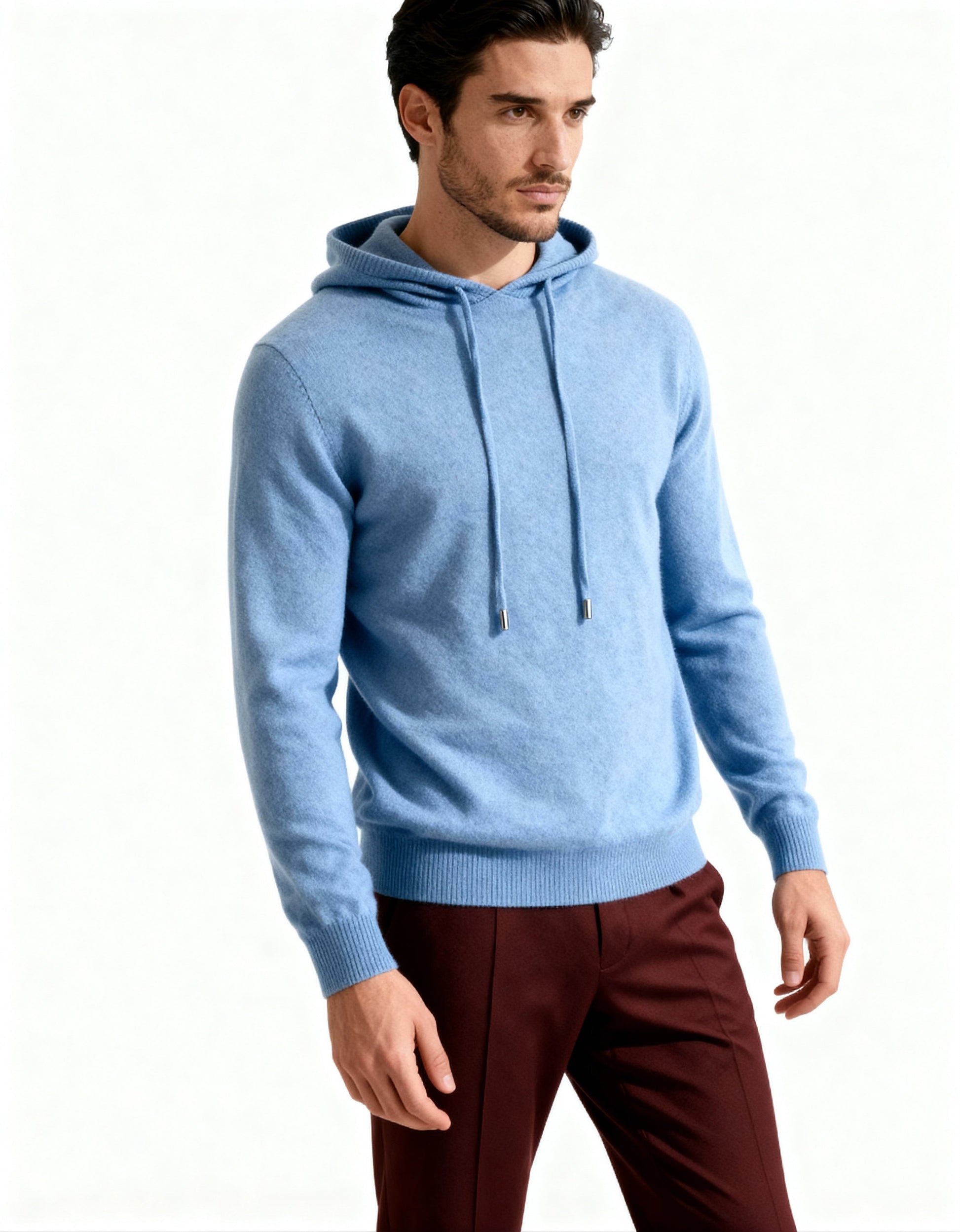 100% Cashmere Hoodie - Dalm Fashion