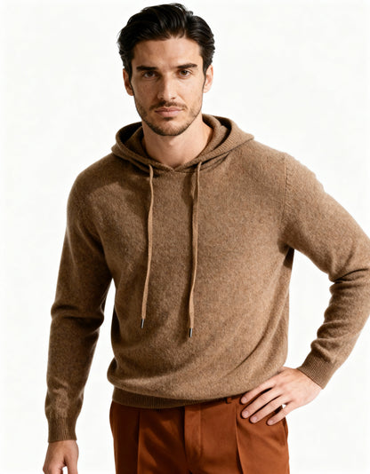 100% Cashmere Hoodie - Dalm Fashion