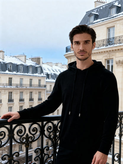 100% Cashmere Hoodie - Dalm Fashion