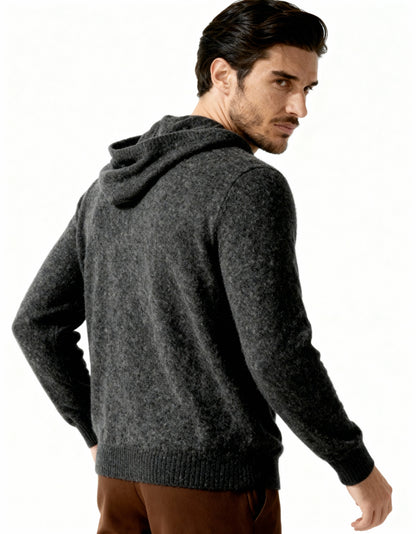 100% Cashmere Hoodie - Dalm Fashion