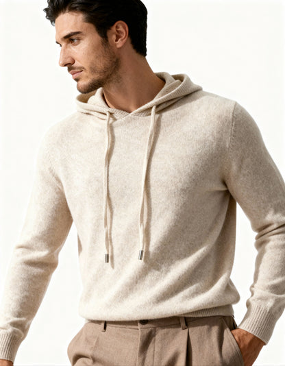 100% Cashmere Hoodie - Dalm Fashion