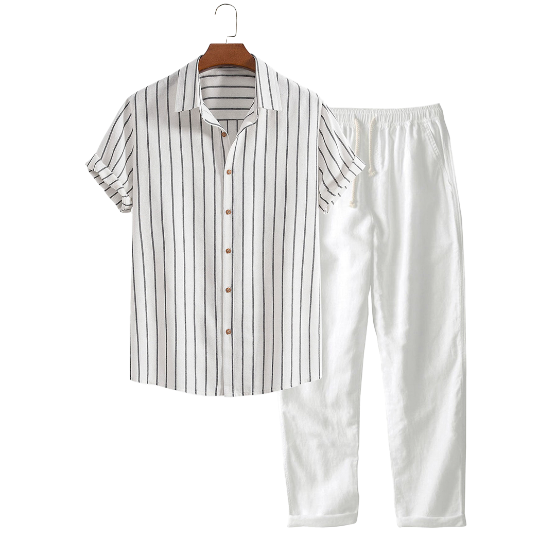 Huahine - TheighT Short Sleeved Set - Dalm Fashion