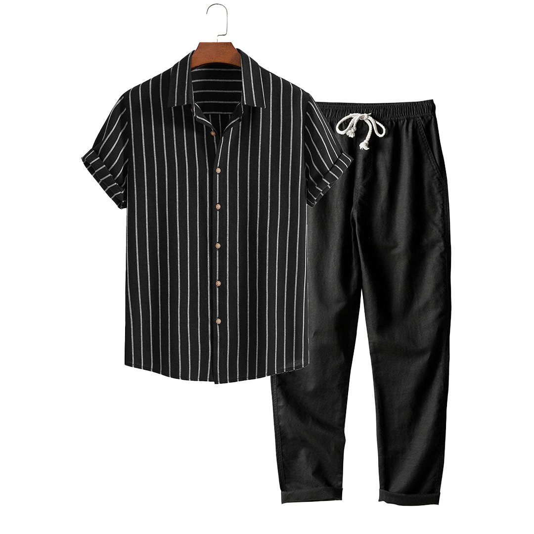 Huahine - TheighT Short Sleeved Set - Dalm Fashion