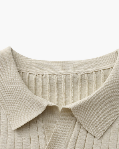 Premium Ribbed Polo - Dalm Fashion