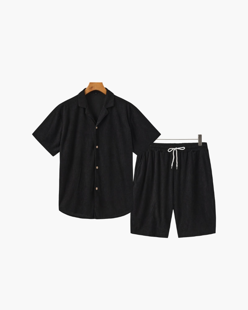 The Riviera Velvet Cord Set - Dalm Fashion