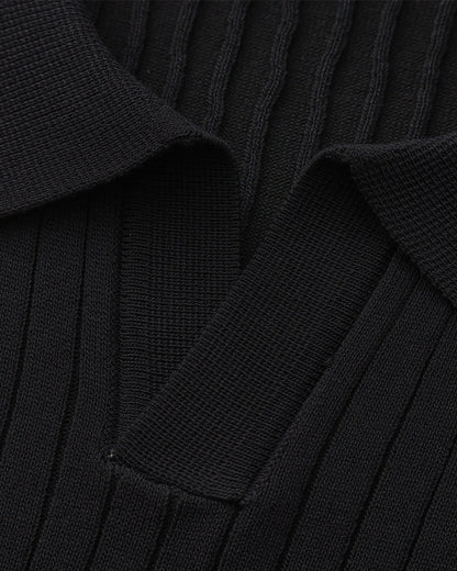 Premium Ribbed Polo - Dalm Fashion
