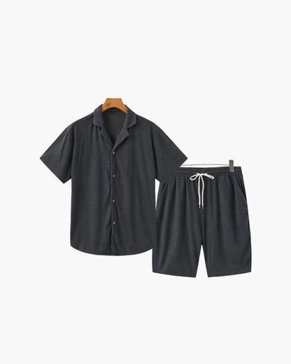 The Riviera Velvet Cord Set - Dalm Fashion