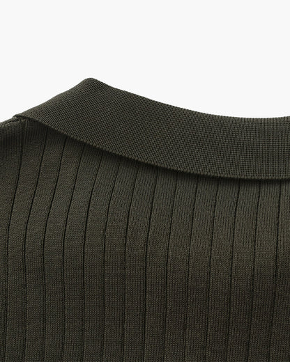 Premium Ribbed Polo - Dalm Fashion