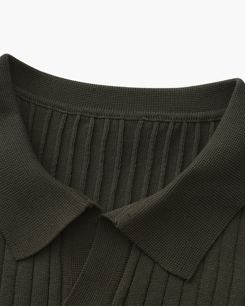 Premium Ribbed Polo - Dalm Fashion