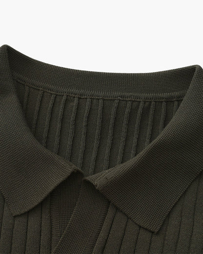 Premium Ribbed Polo - Dalm Fashion